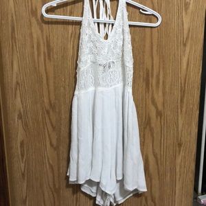 White Lace Romper